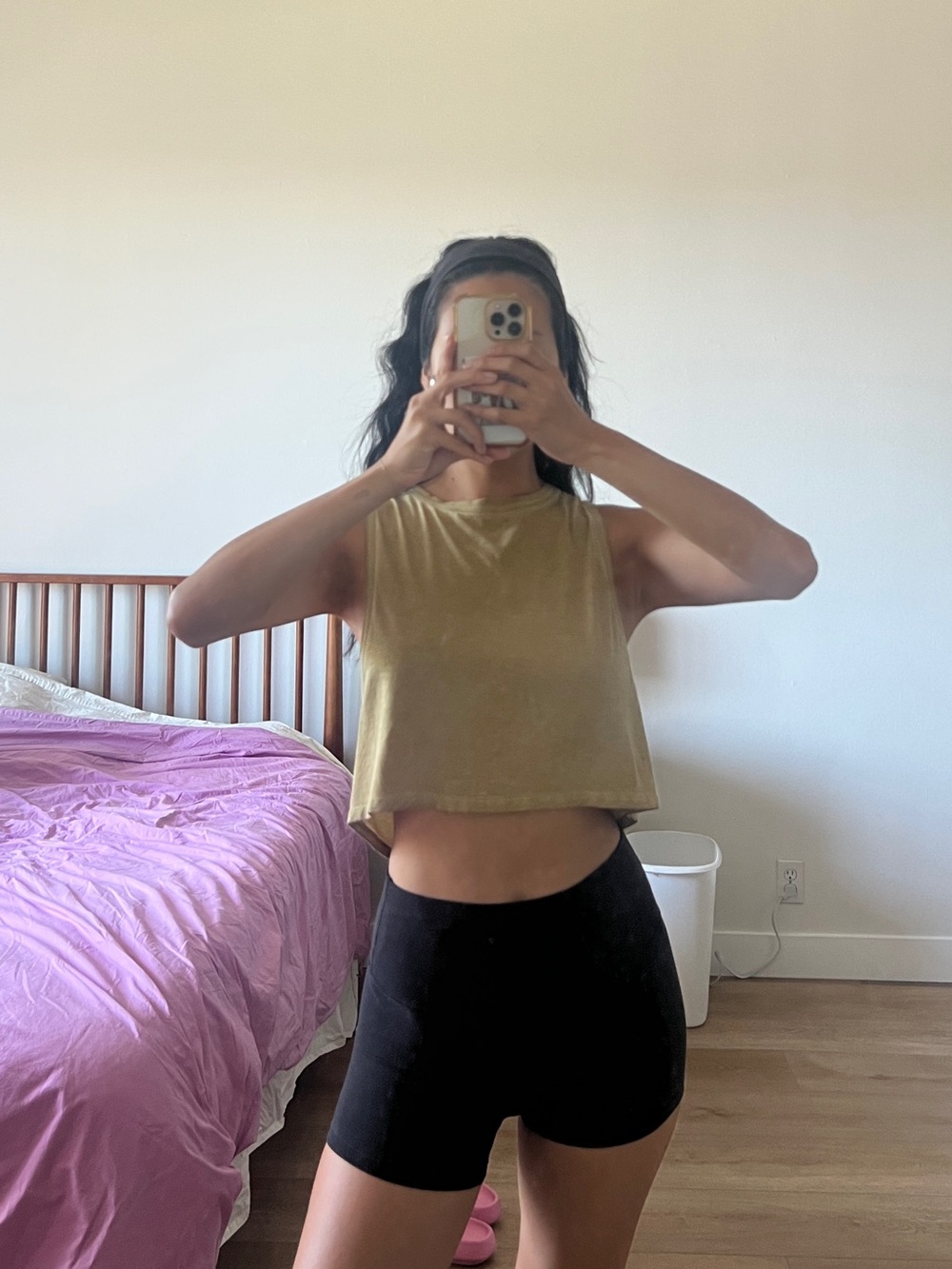 Lululemon Olive Green Workout Top